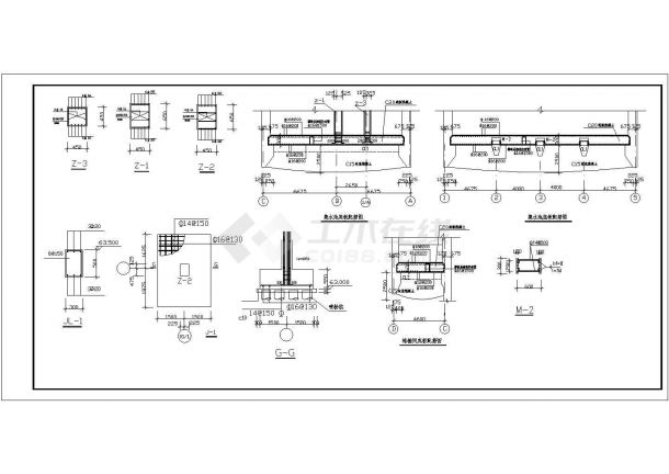 某污水泵站设计CAD节点完整平面图-图一