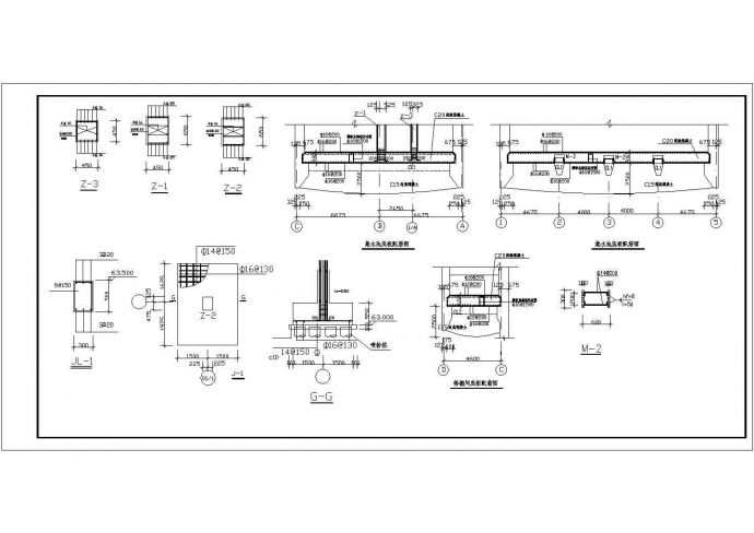某污水泵站设计CAD节点完整平面图_图1
