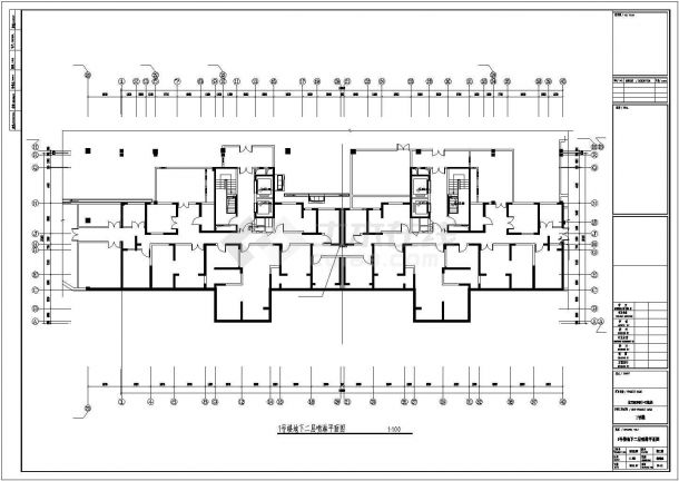 佛山市馨阁苑西区32层高层住宅楼全套给排水设计CAD图纸-图一