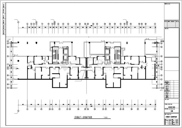 佛山市馨阁苑西区32层高层住宅楼全套给排水设计CAD图纸-图二