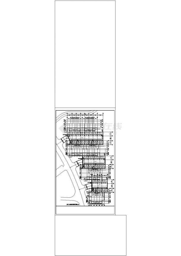 长沙市天心区某购物商场地下车库全套给排水设计CAD图纸-图二