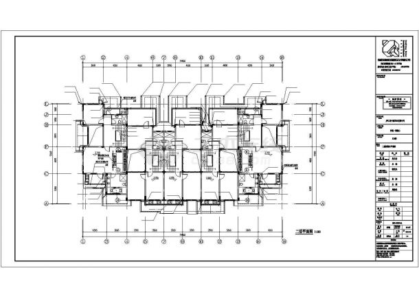 湖州市莉枫苑小区3层砖混结构高档别墅给排水设计CAD图纸-图二