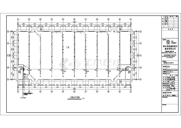 安徽某食品3#车间电气设计cad图纸-图二