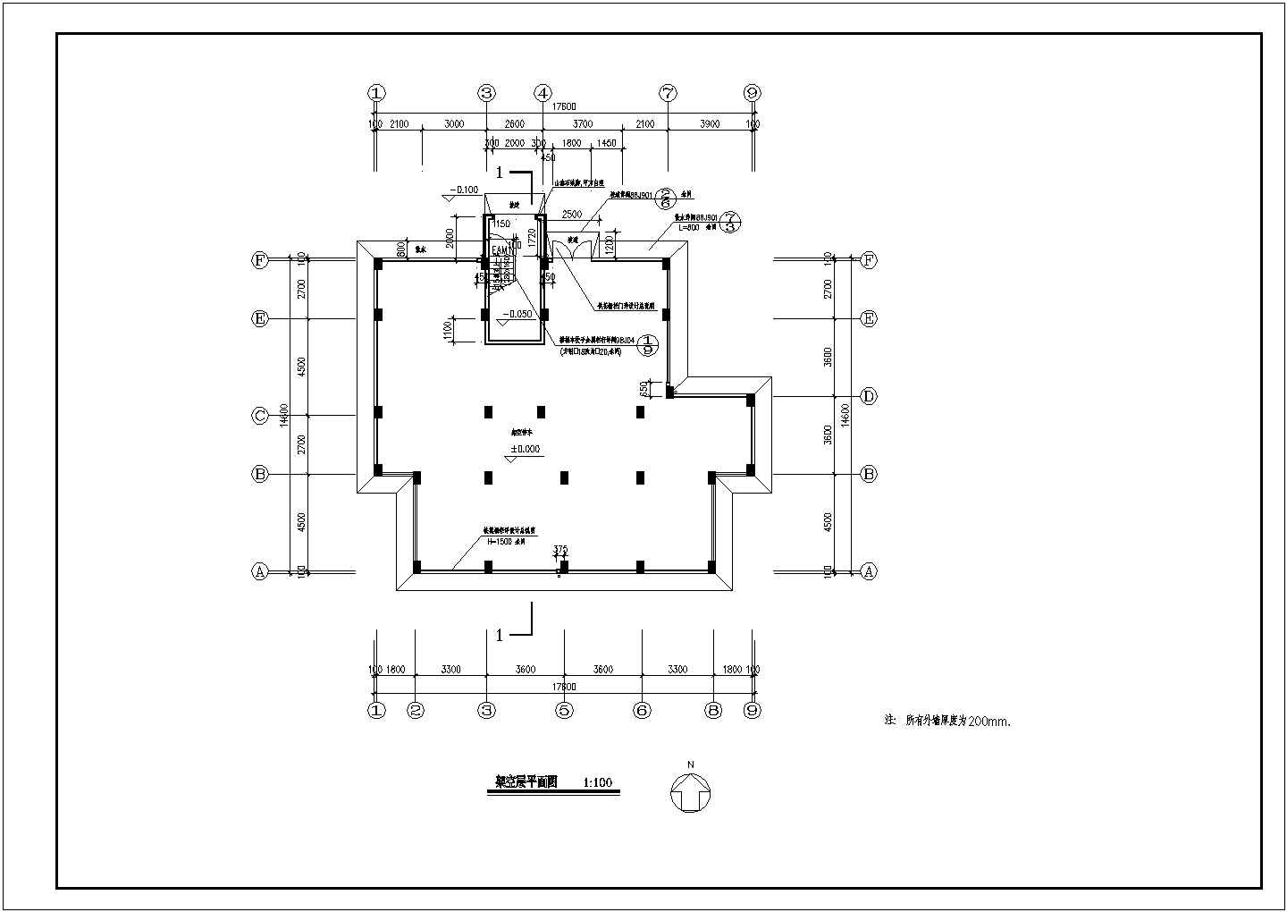住宅设计_某七层住宅建筑CAD图