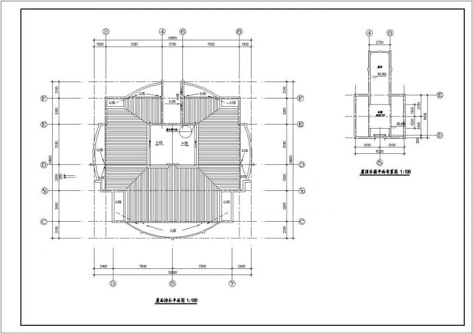 住宅设计_高层住宅楼施工平面CAD图_图1