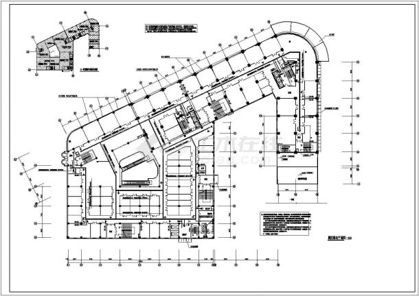 张家口大型商住楼电气施工图15-图一