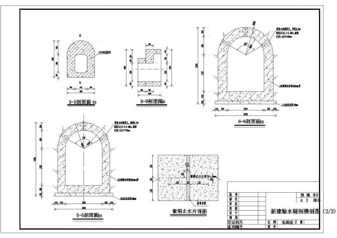 某地区病险水库除险工程设计CAD图纸_图1