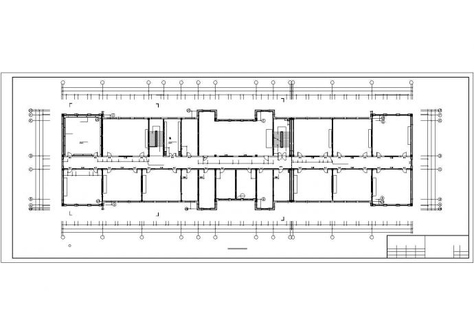 某大型小学教学楼建筑施工CAD图纸_图1