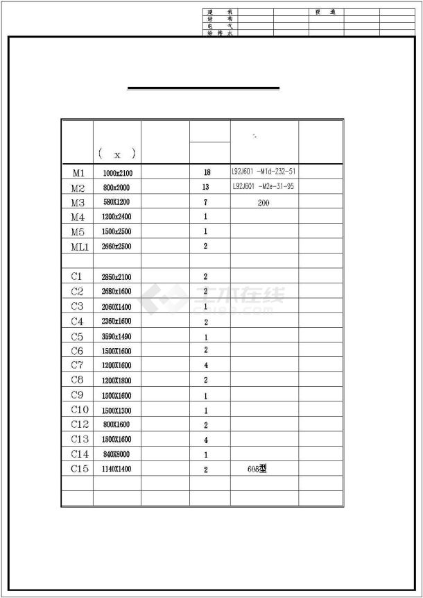 某二层带阁楼层砖混结构别墅式疗养房设计cad全套建筑施工图（甲级院设计）-图一