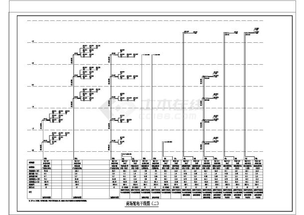 张家口大型商住楼电气施工图60-图一