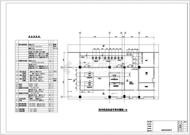 某铁路工程空调管网设计施工方案CAD图纸-图一