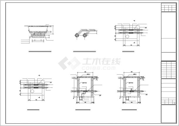 某小区室外采暖管网改造设计施工方案CAD图纸-图二