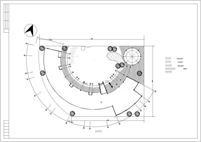 某幼儿园建筑方案CAD图纸（共6张）_图1