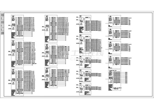 某低压配电箱配电CAD构造设计完整系统图-图一