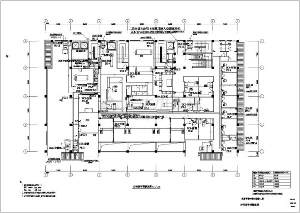 江苏某大酒店强弱电消防CAD完整设计全套-图一