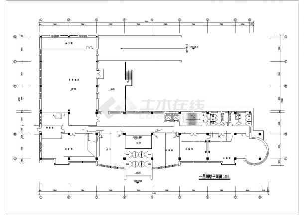 某办公楼电气CAD完整大样设计方案-图二