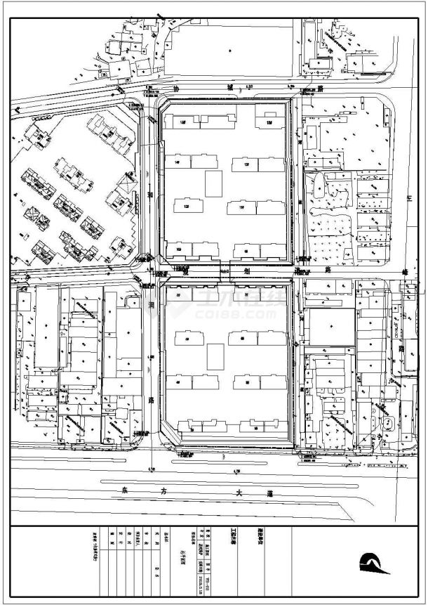 某办公楼建设工程设计全套cad土钉墙基坑支护施工图（甲级院设计）-图二