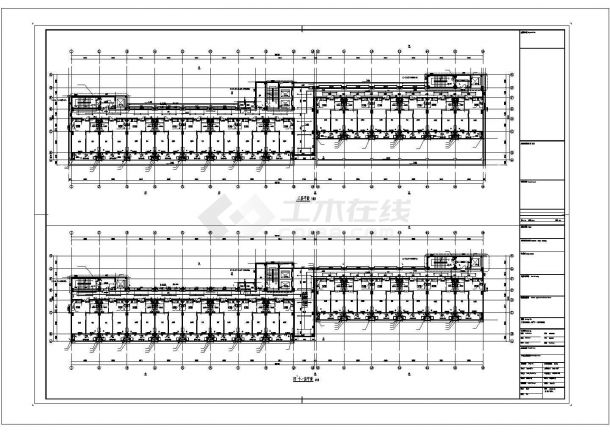 太仓市某12层框架结构公寓住宅楼全套给排水设计CAD图纸-图一