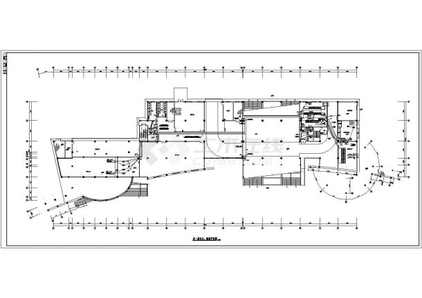 某远程教育综合楼CAD电气设计施工图纸-图二