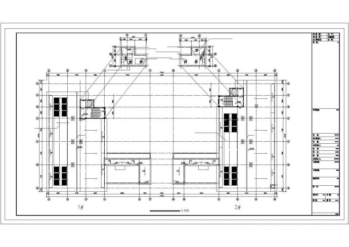 杭州市某大型企业家属院6层砖混结构住宅楼全套给排水设计CAD图纸_图1