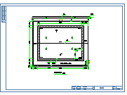 某实验中学门球场场地设计施工cad图纸-图二