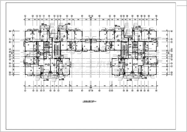 阜阳市某居住区32层剪力墙结构住宅楼全套给排水设计CAD图纸-图二
