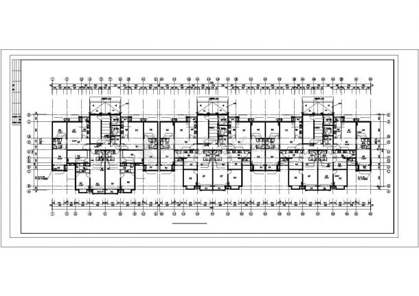 宿迁市瑾润苑小区28层住宅楼全套给排水暖通设计CAD图纸-图二