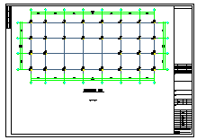 钢框架售楼部结构设计施工图纸（压型钢板组合楼盖）-图一