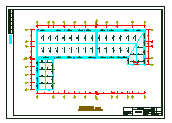 12班规模的中学教学楼框架结构建筑施工图纸_图1