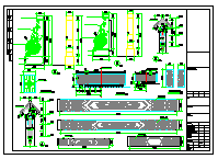 【河南】某地4柱3楼石牌坊建筑施工图纸-图一