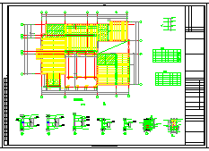 钢木结构一体多层建筑结构cad施工图纸-图二