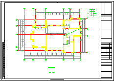 钢木结构一体多层建筑结构cad施工图纸