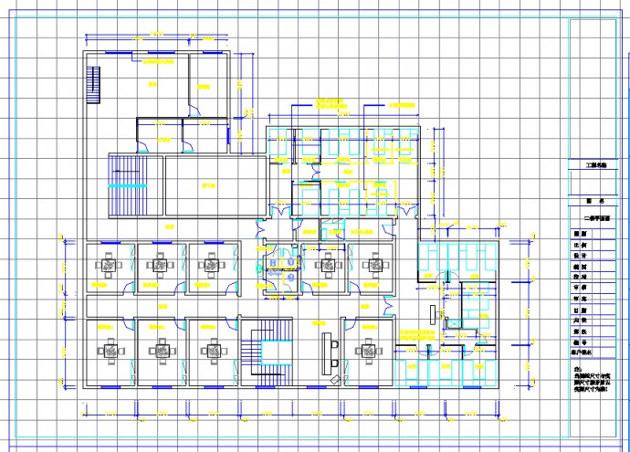 某地多层棋牌足浴空间设计图纸_图1