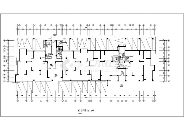 桂林市某居住区26层剪力墙结构公寓住宅楼全套给排水设计CAD图纸-图一