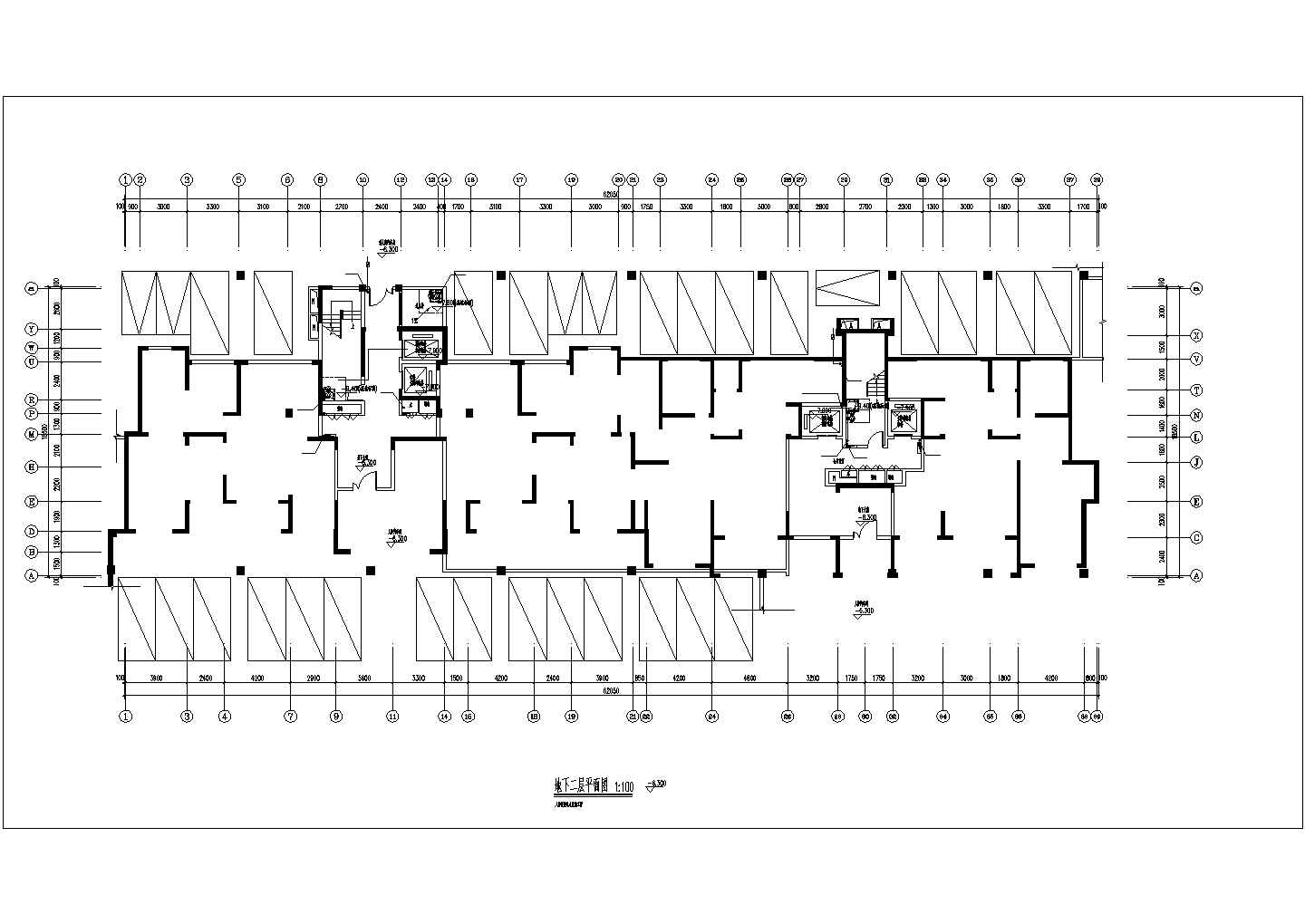 桂林市某居住区26层剪力墙结构公寓住宅楼全套给排水设计CAD图纸