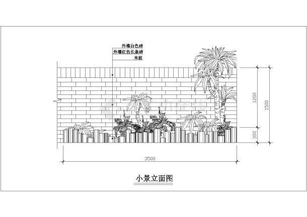 某景点平面、立面方案-图一