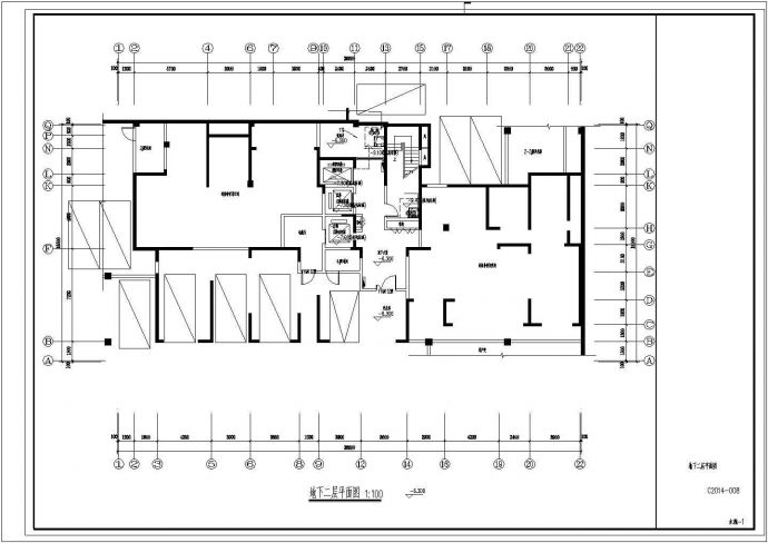 沈阳市城兰家园小区20层框架结构住宅楼全套给排水设计CAD图纸_图1
