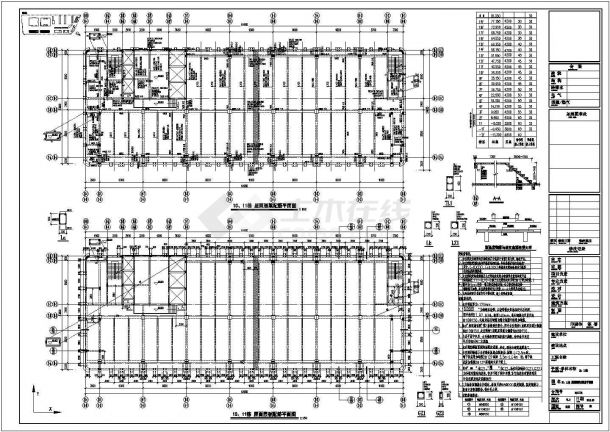 [深圳]19层框架剪力墙结构物流区办公楼结构施工cad图（地下两层）-图二