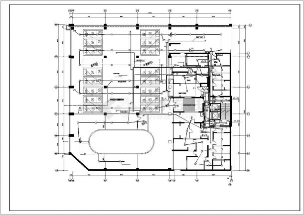 张家口大型商住楼电气施工图CAD图纸10-图一