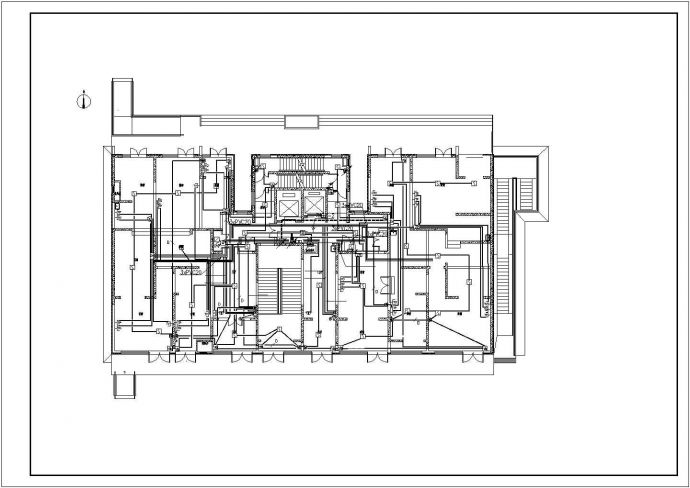 张家口大型商住楼电气施工图CAD图纸16_图1
