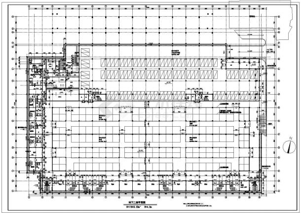 地下商场及宾馆全套建筑设计施工CAD图-图二