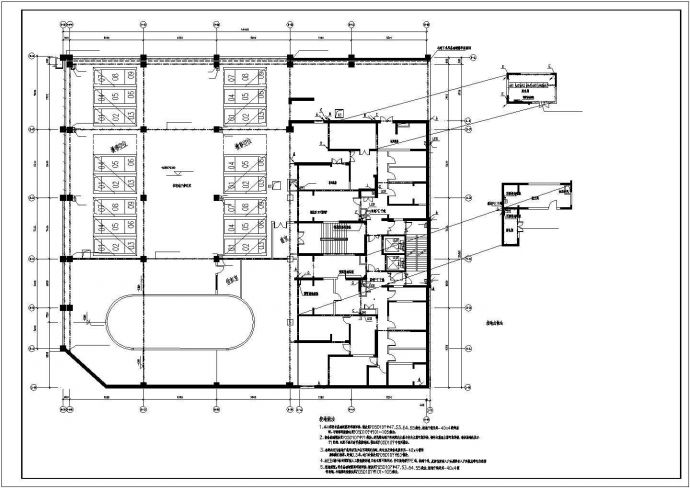 张家口大型商住楼电气施工图CAD图纸19_图1