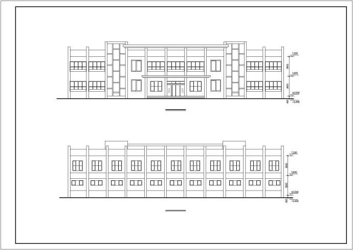 某大型县区医疗机构建筑设计施工方案CAD图纸_图1