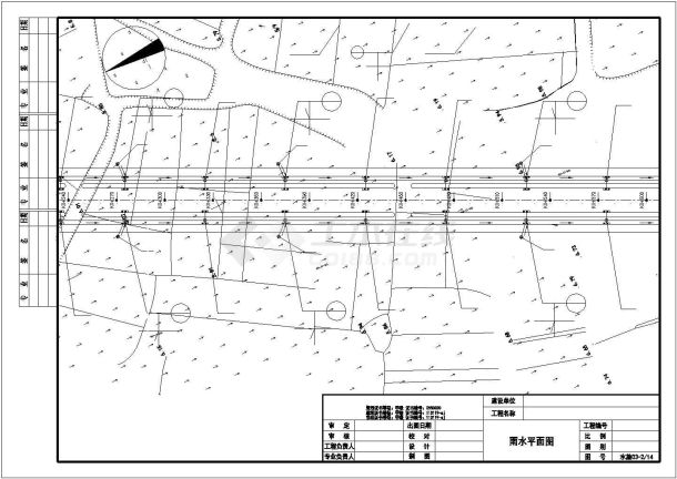 某城市二环路道路设计管线设计施工图纸-图二