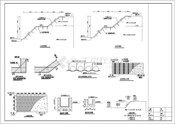 某工程桩锚支护基坑设计cad全套施工图（甲级院设计）-图二