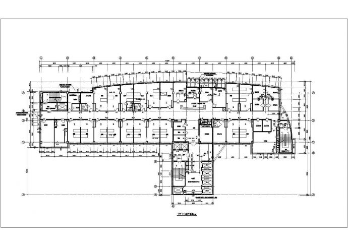 某大型医疗机构建筑设计施工方案CAD图纸_图1