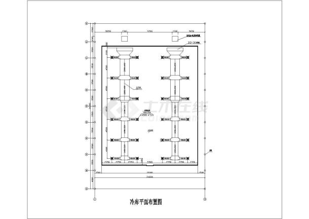【江南】某鲜果公司200吨水果冷库全套施工设计cad图-图二