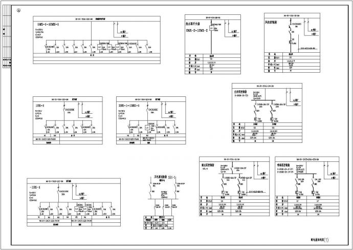 某行政楼低压CAD设计构造大样系统图_图1