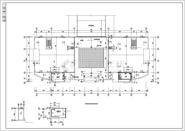 二层长途汽车客运站全套建筑设计cad图纸-图二