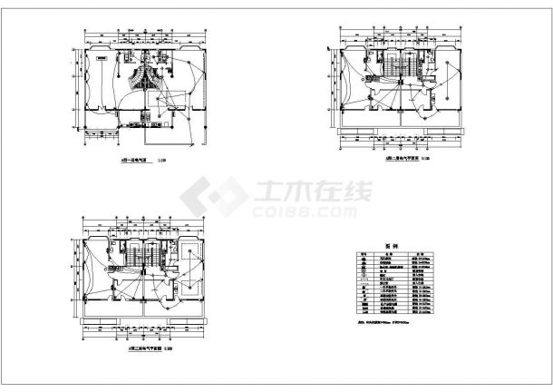 某高端别墅电气CAD设计大样施工图-图二